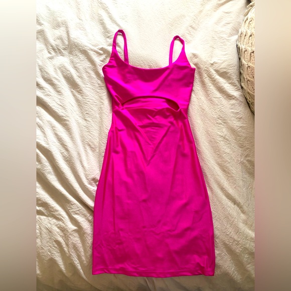 Fashion nova mini cutout dress Hot pink - Picture 2 of 3